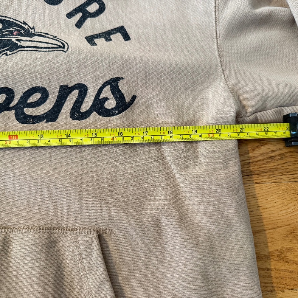 Baltimore Ravens Hoodie Men's Dusted Khaki Pullover Hoodie (Size Small) - Picture 4 of 7